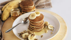 Protein-Pancakes mit Bananen